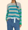 Xirena Lela Sweater In Oyster Green In Multi