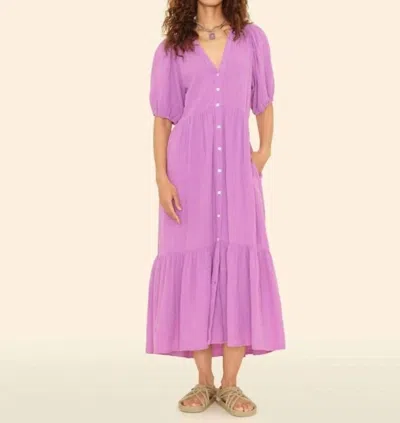 Xirena Lennox Midi Dress In Purple Orchid In Pink
