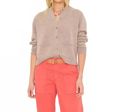 Xirena Lillian Cardigan In Heather Brown In Pink