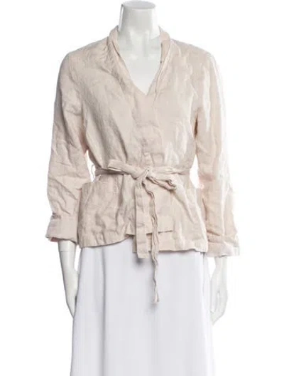 Pre-owned Xirena Linen Evening Jacket In Neutral