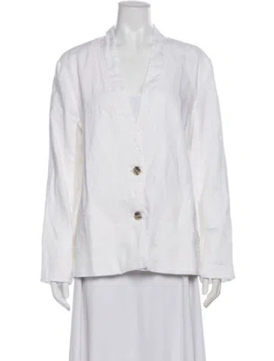 Pre-owned Xirena Linen Jacket W/ Tags In White