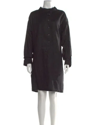 Pre-owned Xirena Linen Knee-length Dress W/ Tags In Black