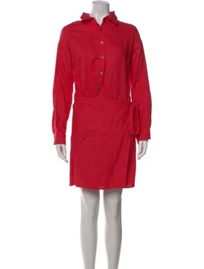 Pre-owned Xirena Linen Mini Dress In Orange