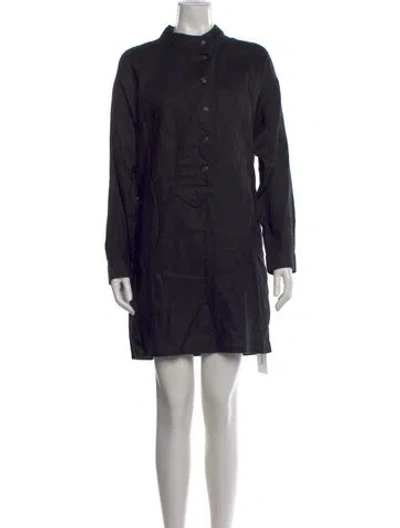 Pre-owned Xirena Linen Mini Dress W/ Tags In Black