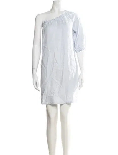 Pre-owned Xirena Linen Mini Dress W/ Tags In Blue