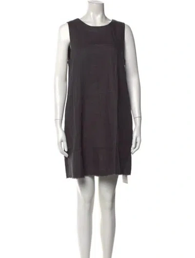 Pre-owned Xirena Linen Mini Dress W/ Tags In Gray