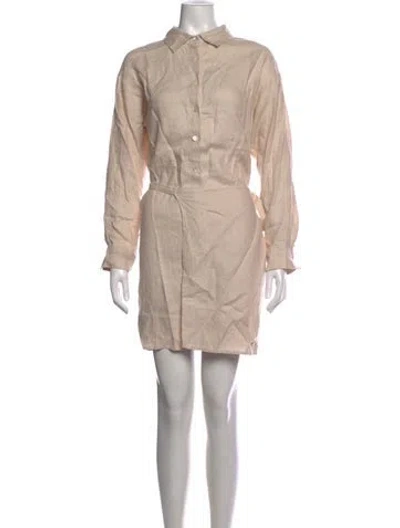 Pre-owned Xirena Linen Mini Dress W/ Tags In Neutrals