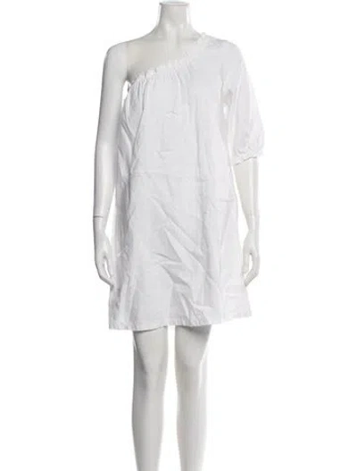 Pre-owned Xirena Linen Mini Dress W/ Tags In White