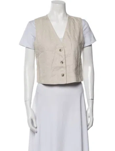 Pre-owned Xirena Linen Vest In Multi