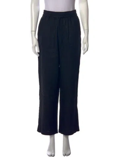 Pre-owned Xirena Linen Wide Leg Pants In Blue