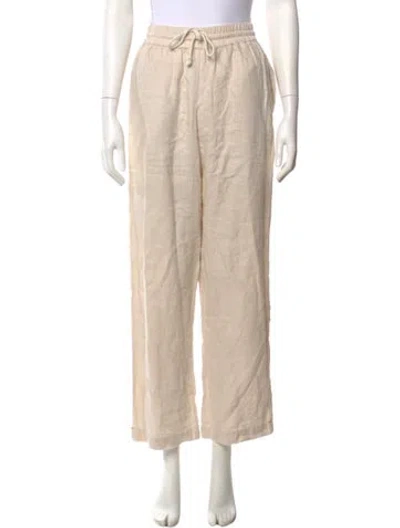 Pre-owned Xirena Linen Wide Leg Pants In Neutral