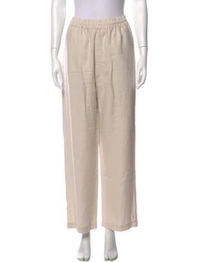 Pre-owned Xirena Linen Wide Leg Pants In Neutral