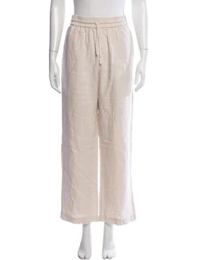 Pre-owned Xirena Linen Wide Leg Pants In Neutrals