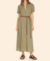 Xirena Linnet Dres In Dark Seagrass In Neutral