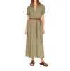 Xirena Linnet Dres In Dark Seagrass In Multi