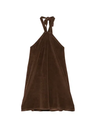 Xirena Lolita Halterneck Dress In Brown