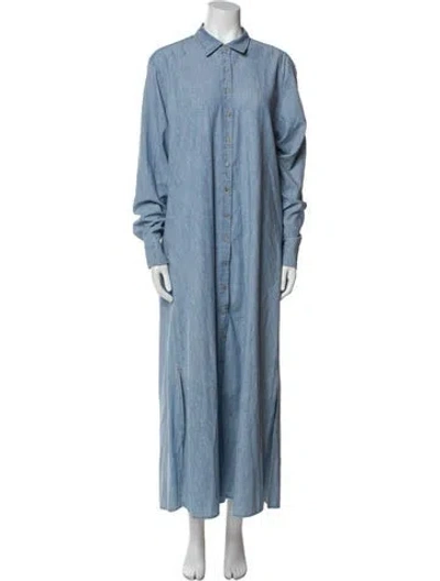 Pre-owned Xirena Long Dress In Blue