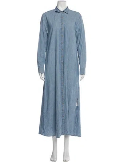 Pre-owned Xirena Long Dress In Blue