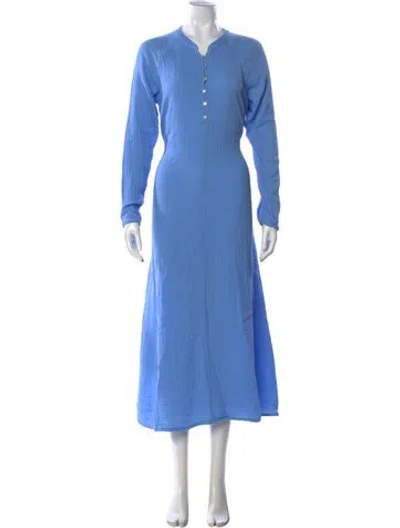 Pre-owned Xirena Long Dress In Blue