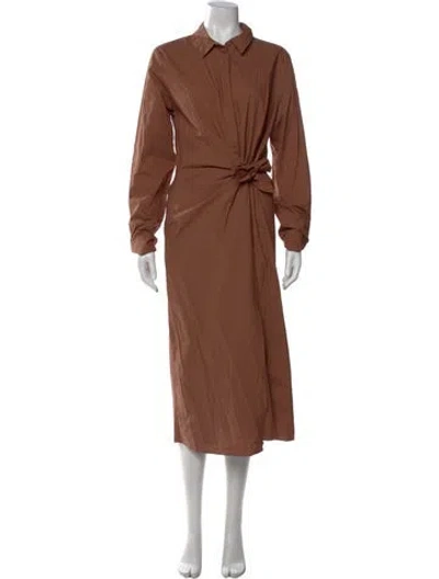 Pre-owned Xirena Long Dress In Brown