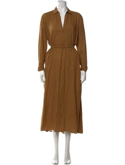 Pre-owned Xirena Long Dress In Brown