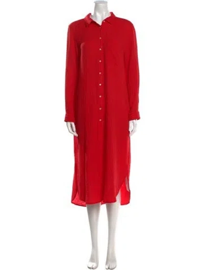 Pre-owned Xirena Long Dress In Red