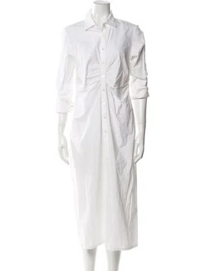 Pre-owned Xirena Long Dress In White