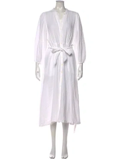 Pre-owned Xirena Long Dress In White