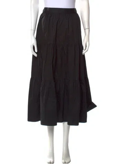 Pre-owned Xirena Long Skirt In Black