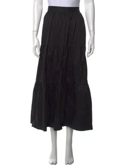 Pre-owned Xirena Long Skirt In Black