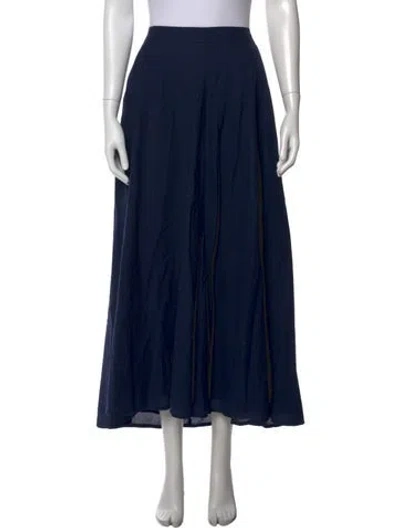 Pre-owned Xirena Long Skirt In Blue