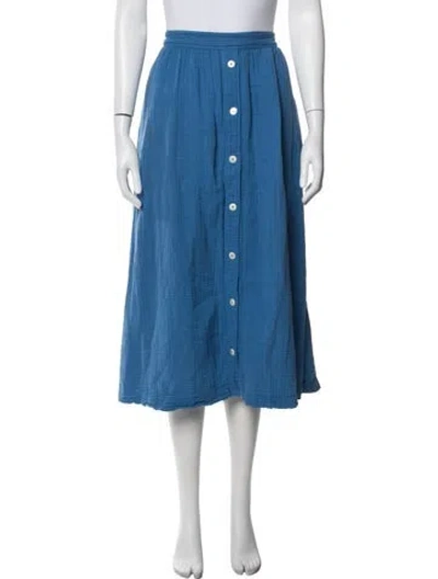 Pre-owned Xirena Long Skirt In Blue