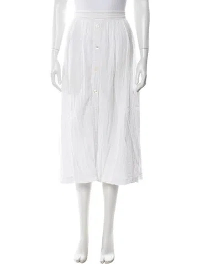 Pre-owned Xirena Long Skirt In White