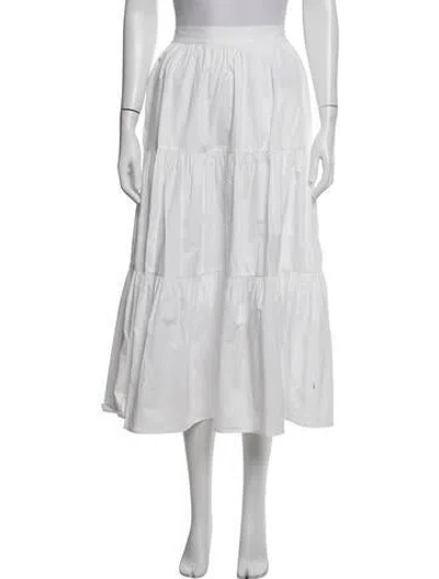 Pre-owned Xirena Long Skirt In White