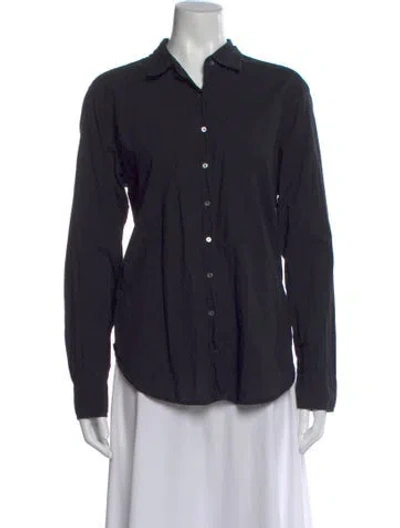 Pre-owned Xirena Long Sleeve Blouse In Blue