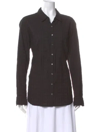 Pre-owned Xirena Long Sleeve Blouse In Gray