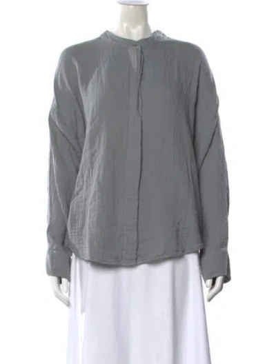 Pre-owned Xirena Long Sleeve Blouse In Gray
