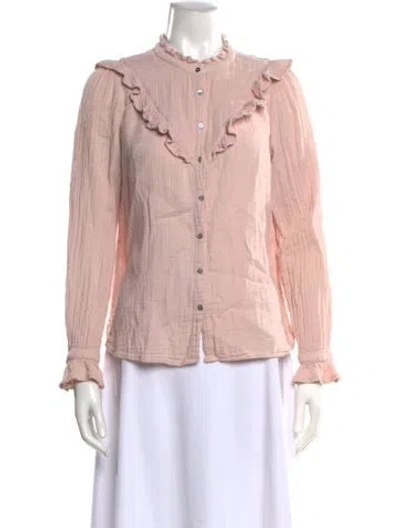 Pre-owned Xirena Long Sleeve Blouse In Neutral