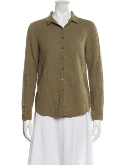 Pre-owned Xirena Long Sleeve Blouse In Neutral
