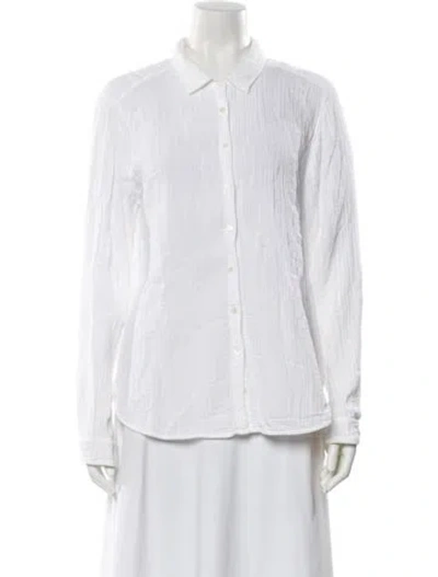 Pre-owned Xirena Long Sleeve Blouse In Neutral