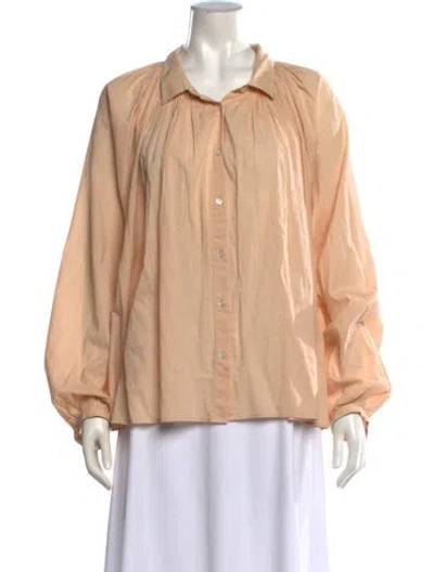 Pre-owned Xirena Long Sleeve Blouse In Neutrals
