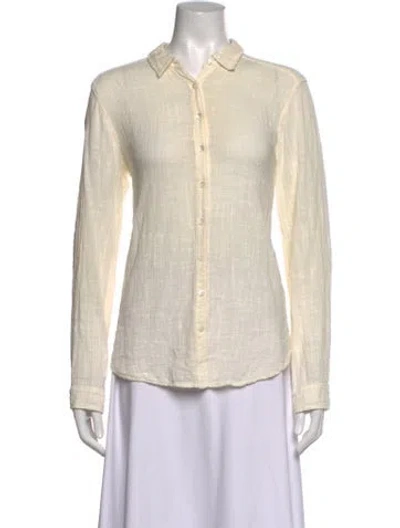 Pre-owned Xirena Long Sleeve Blouse In Neutrals