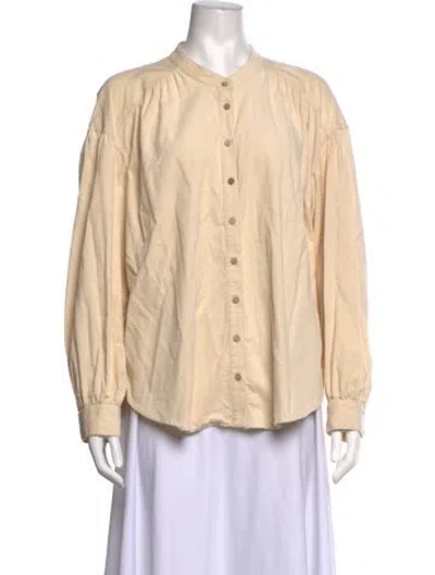 Pre-owned Xirena Long Sleeve Blouse In Neutrals