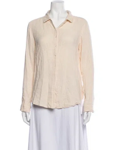 Pre-owned Xirena Long Sleeve Blouse In Orange
