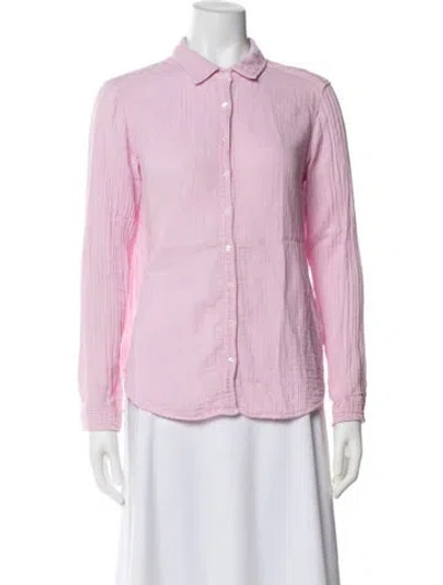 Pre-owned Xirena Long Sleeve Blouse In Pink