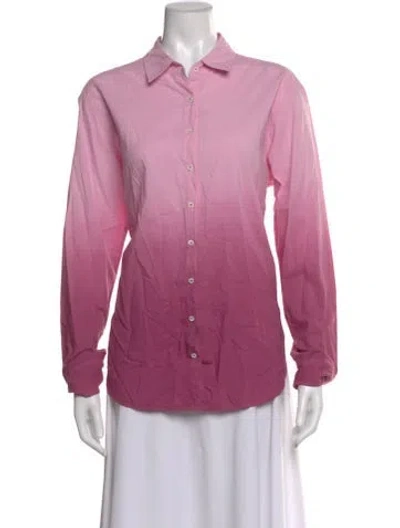 Pre-owned Xirena Long Sleeve Blouse In Pink