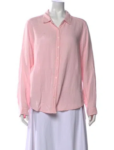 Pre-owned Xirena Long Sleeve Blouse In Pink