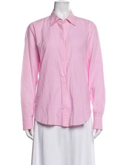Pre-owned Xirena Long Sleeve Blouse In Pink