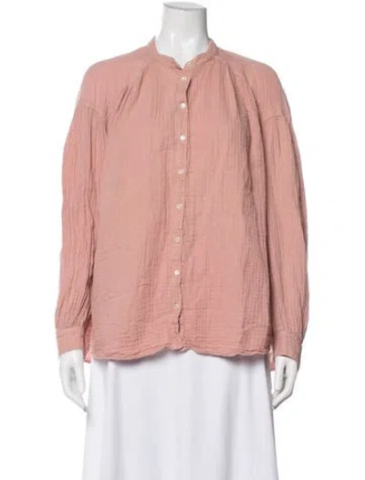 Pre-owned Xirena Long Sleeve Blouse In Pink