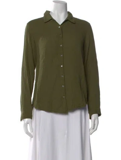 Pre-owned Xirena Long Sleeve Blouse W/ Tags In Green